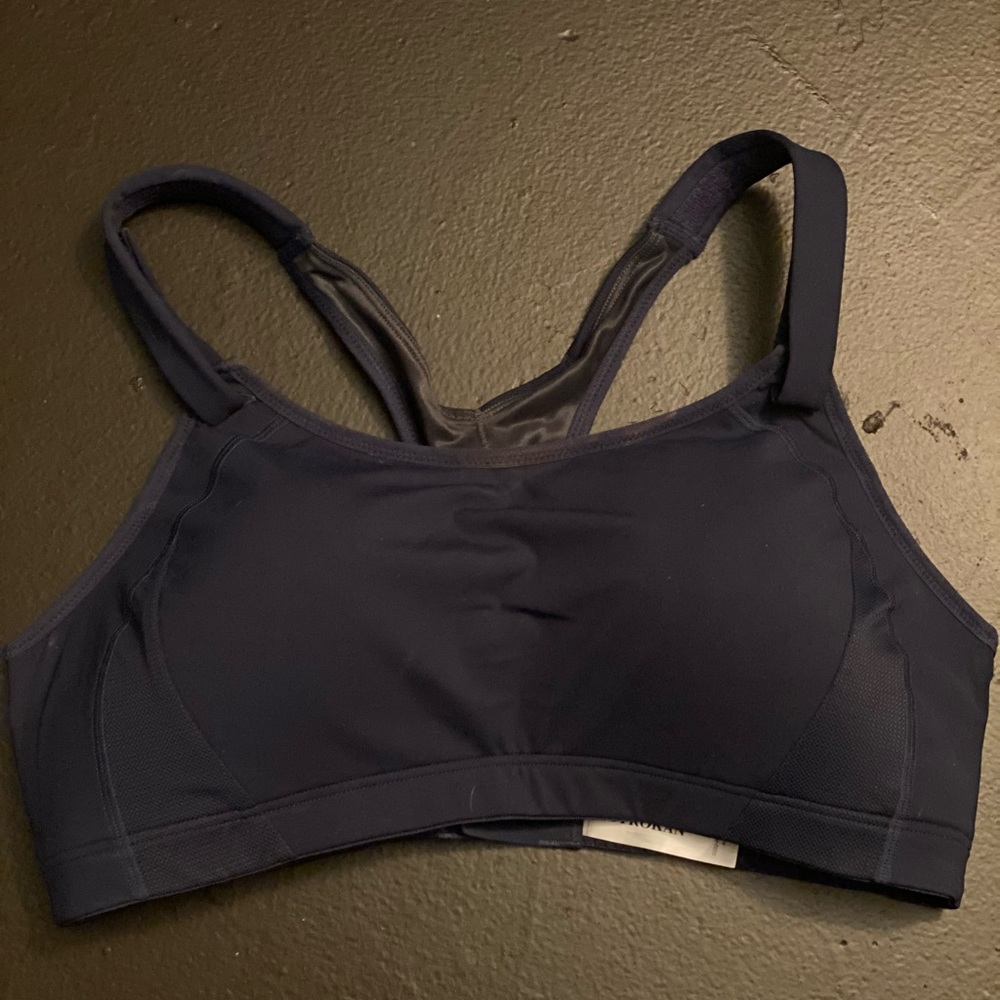 38D Syrokan Sports Bra Athletic Navy Blue Racerback